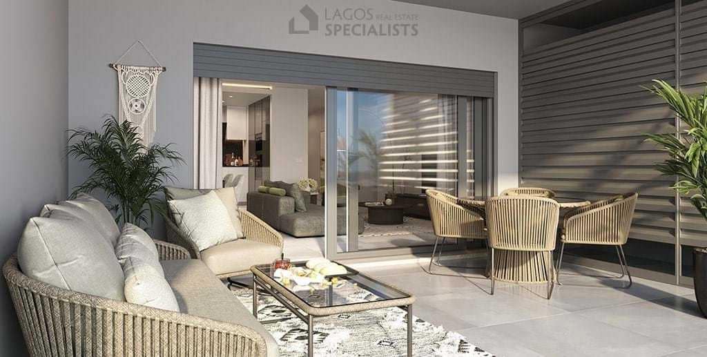 Spacious terrace