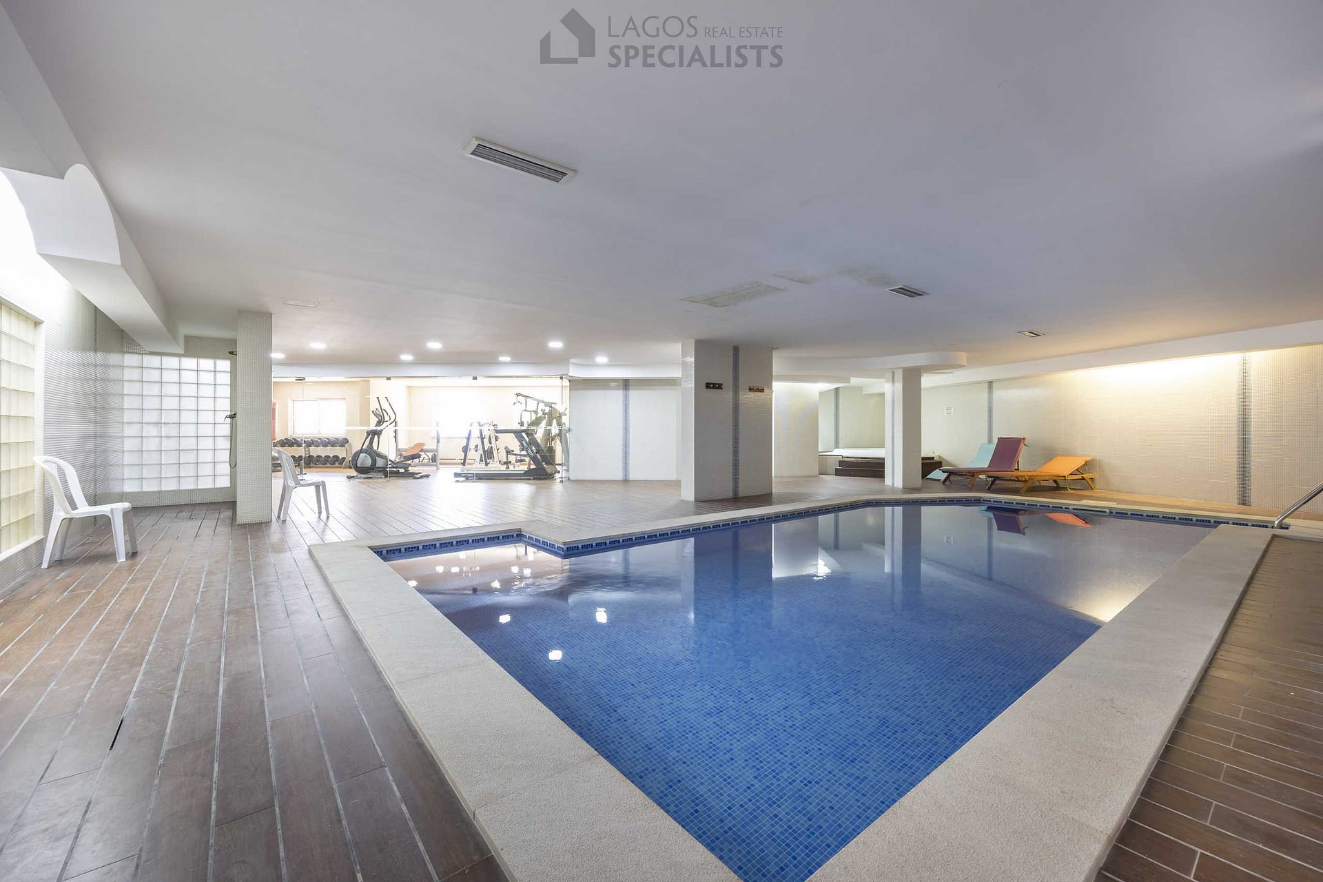 Shared indoor swimming pool