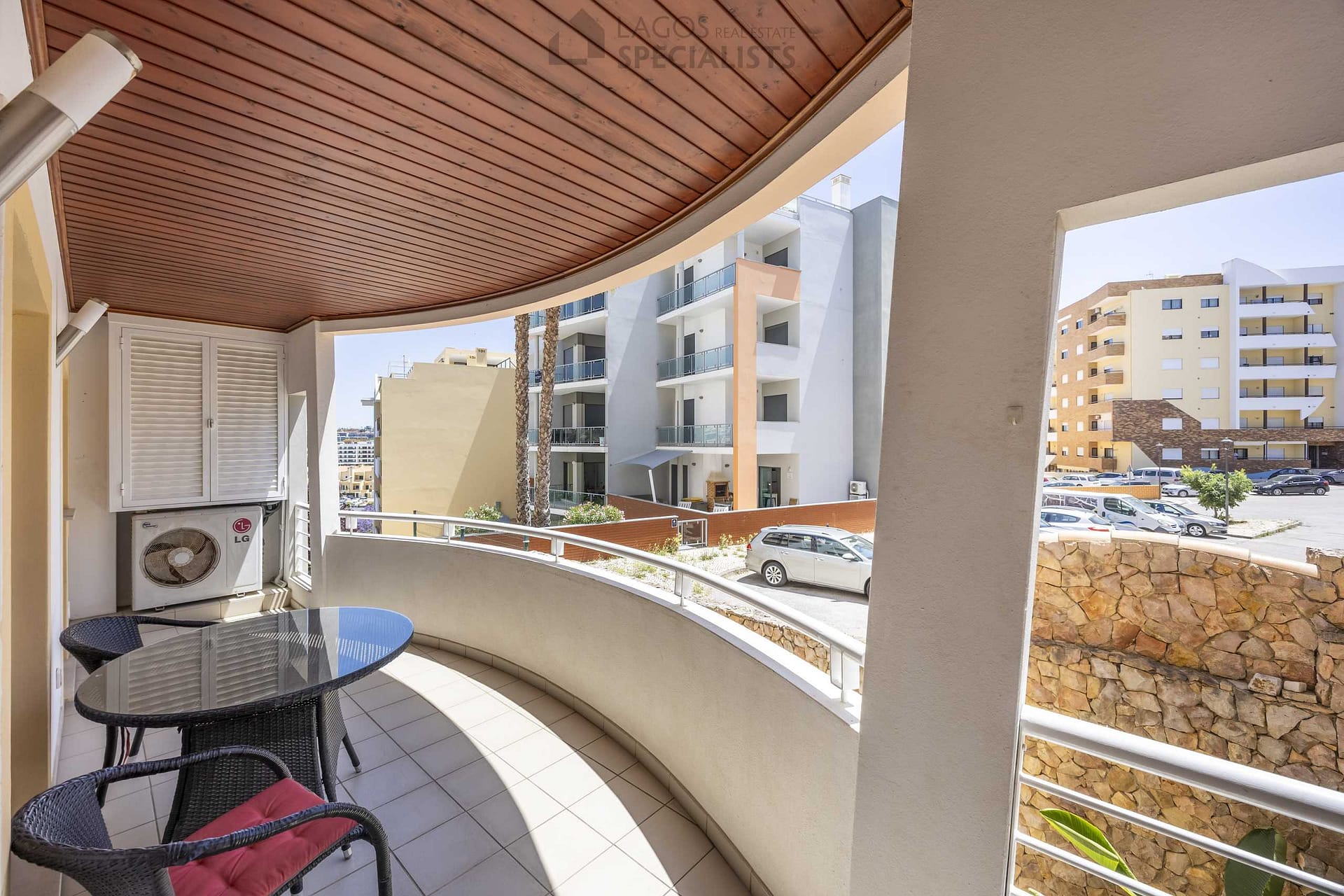 East-facing private terrace with city views – central Lagos apartment