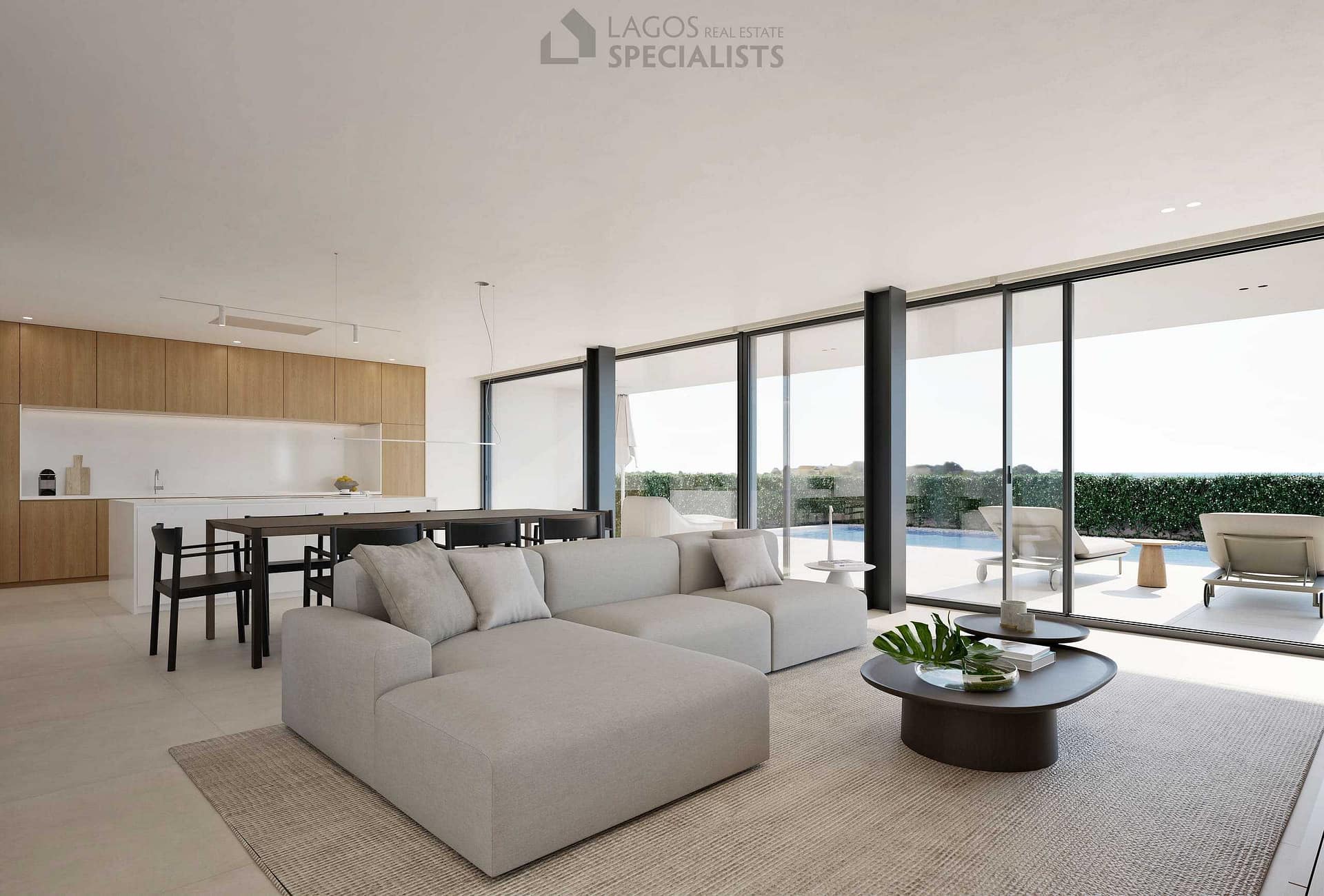 05 Spacious and stylish open-plan living room