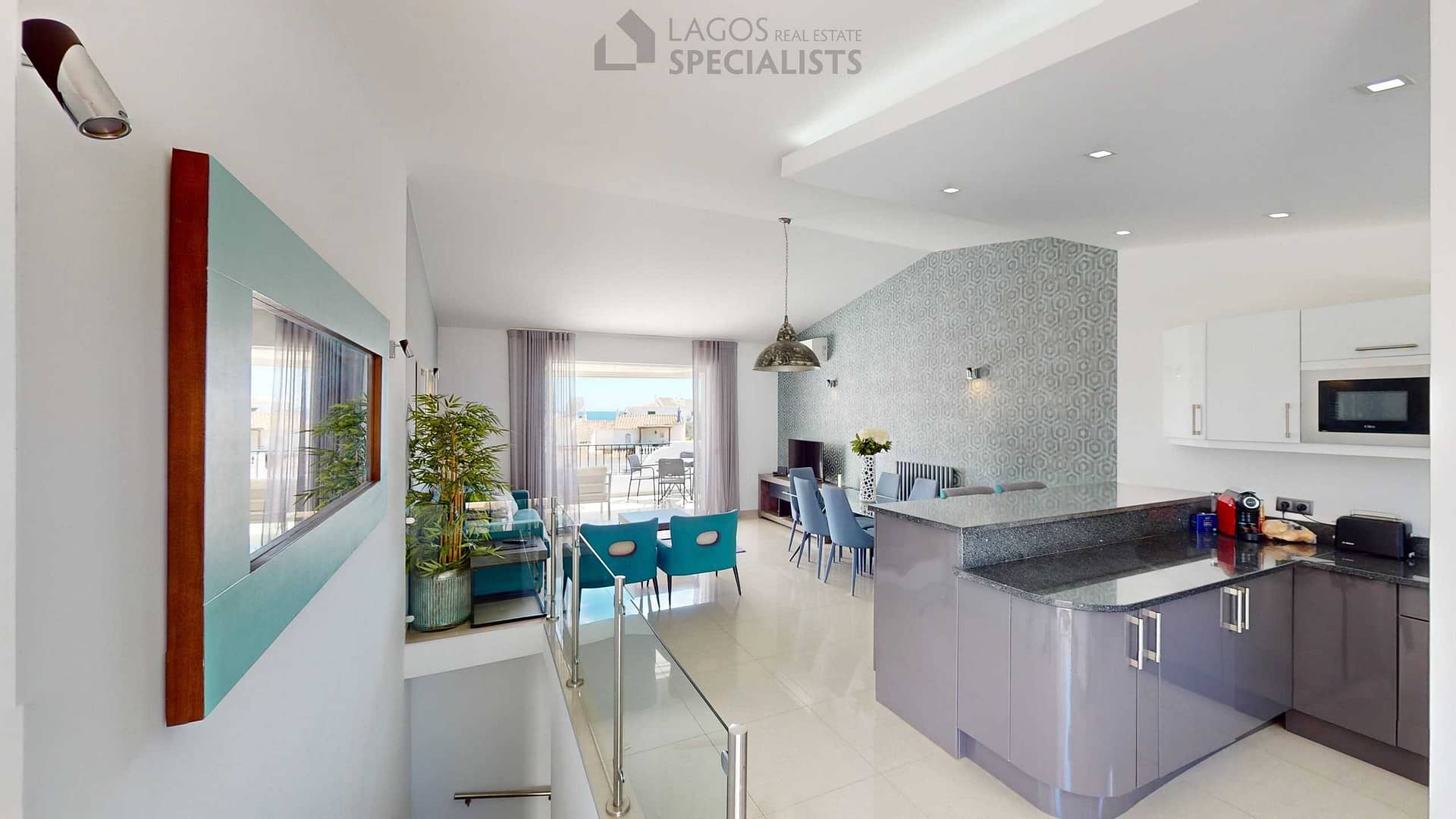 4 Renovated Kitchen and Spacious Living Room