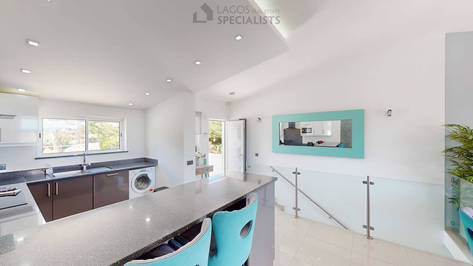 7 Renovated Kitchen and Spacious Living Room