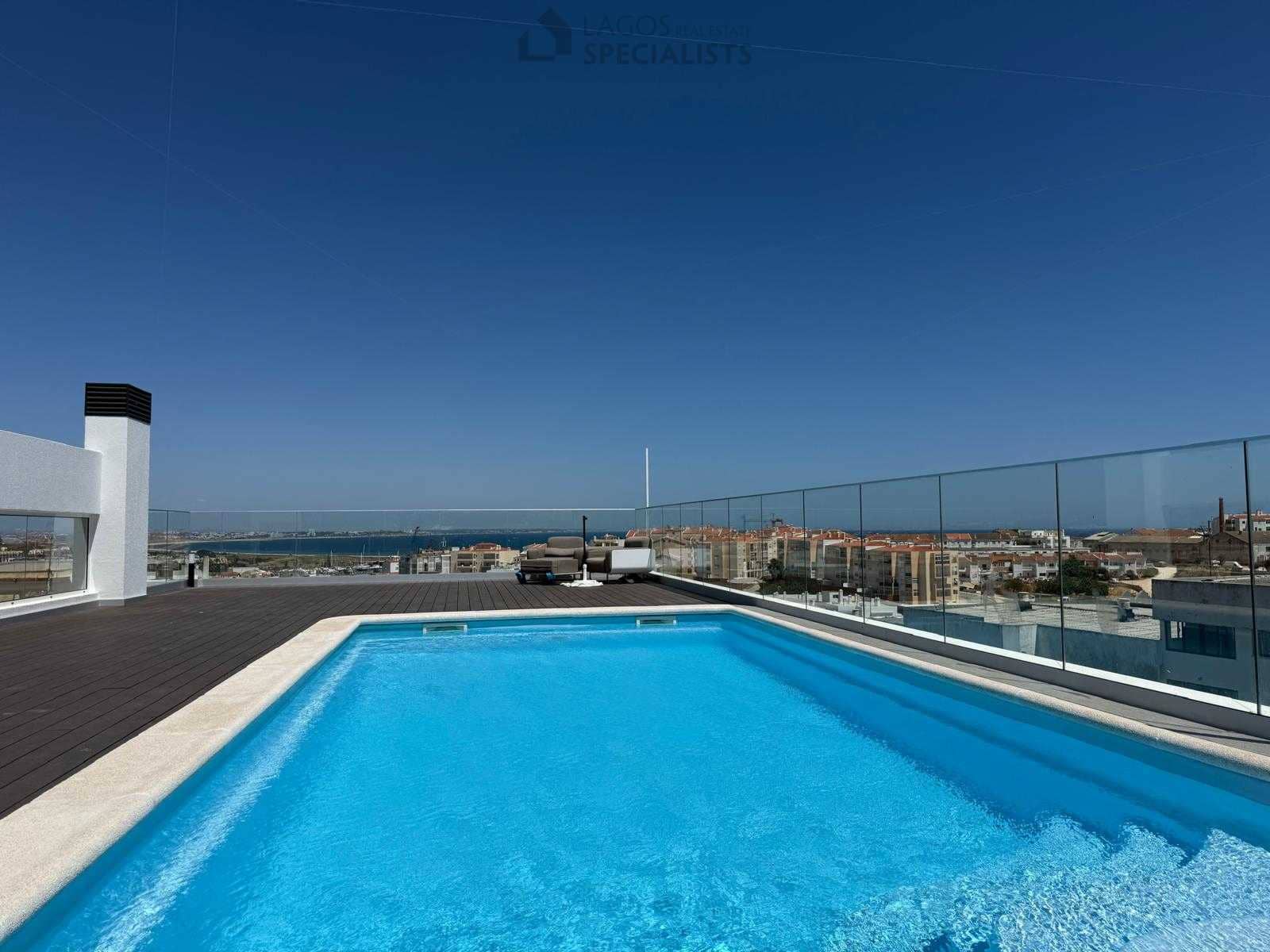 Rooftop swimming pool with panoramic views