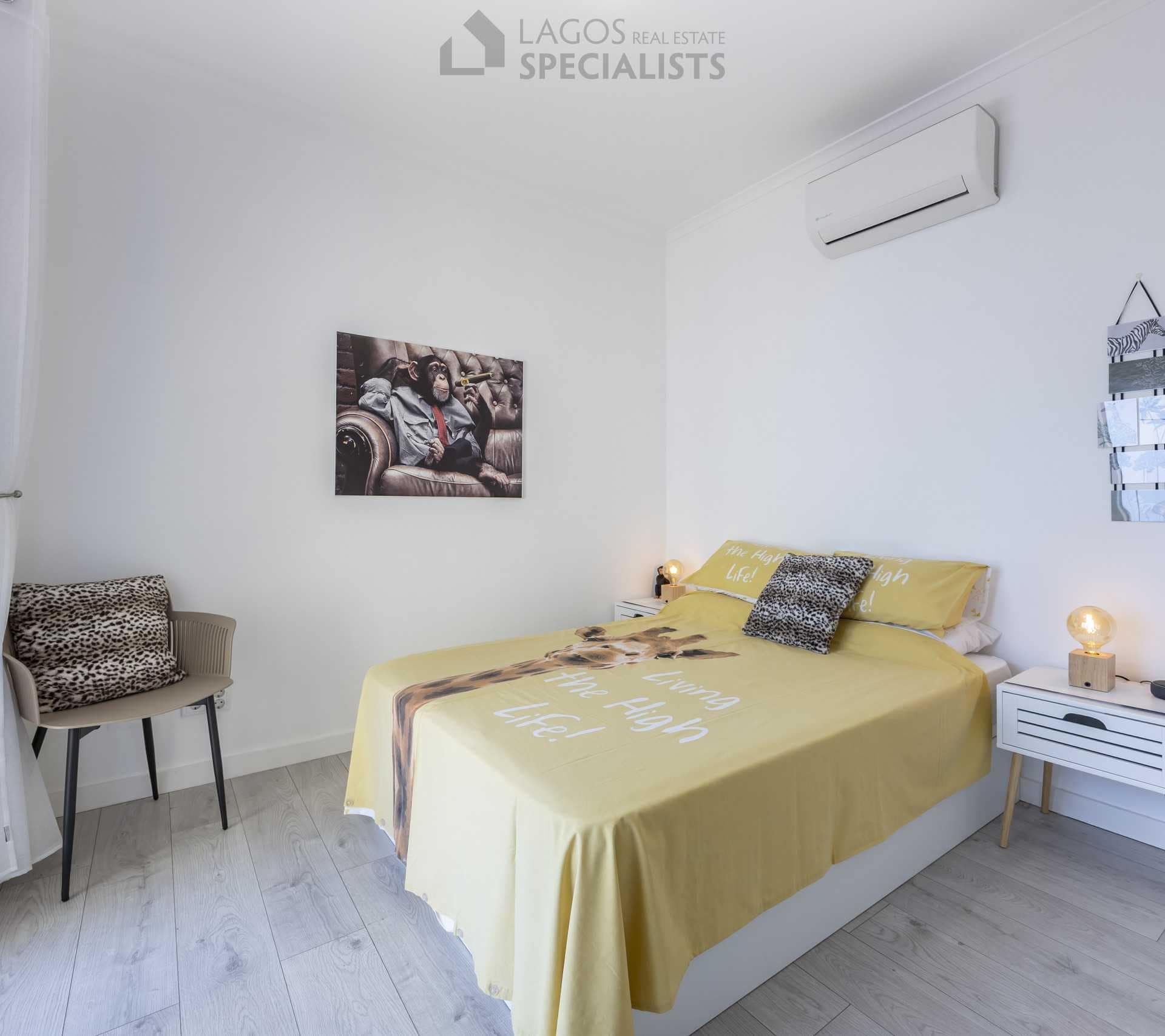 Master bedroom with en-suite bathroom and private balcony